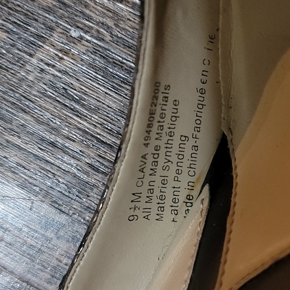 Set of heals worn once Snake print Size 9 1/2 Naturalizer N5 comfort - Picture 3 of 5